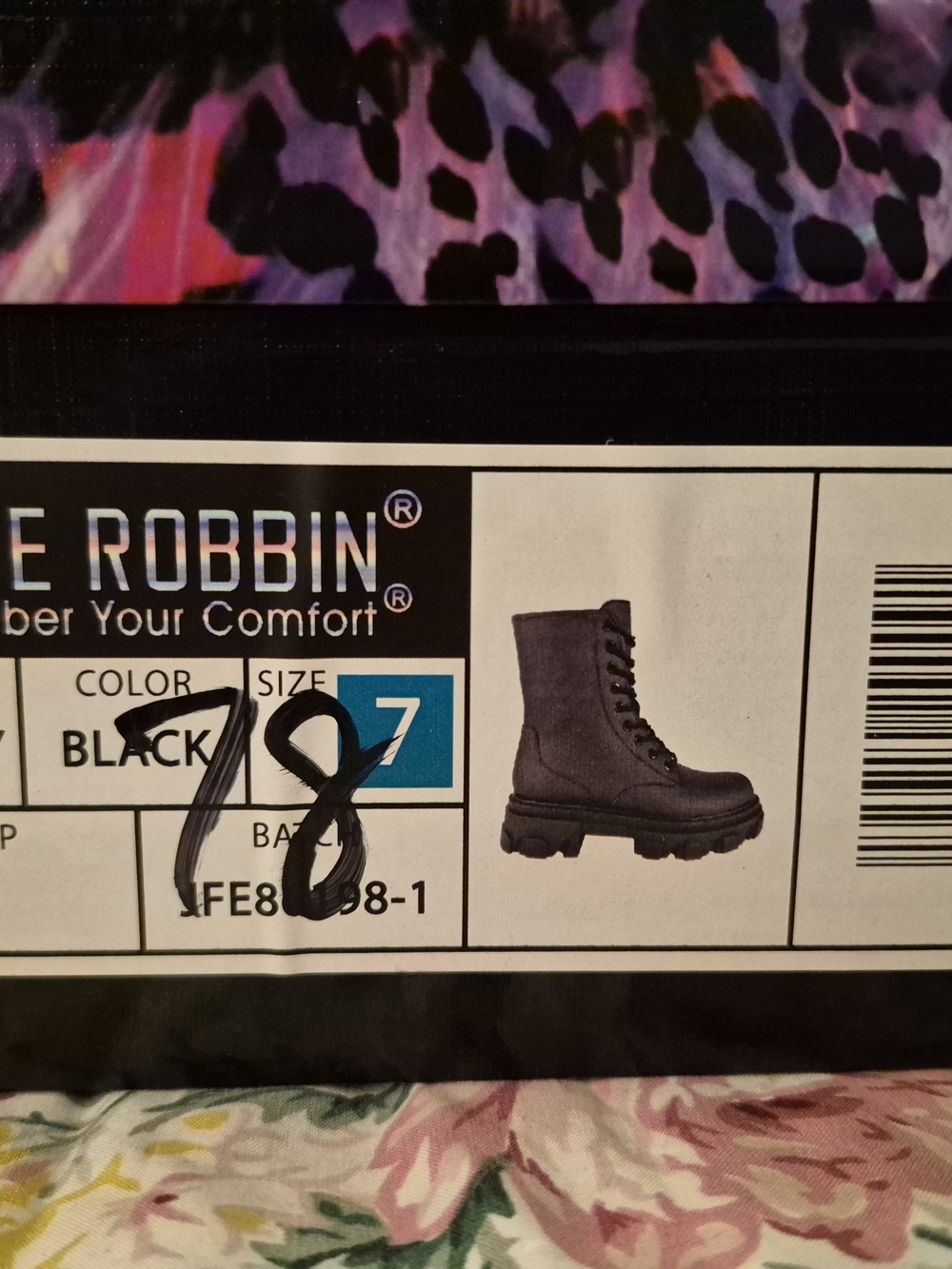 NWT Cape Robbin Chrisley Black Chunky Combat Boots | Platform Lug Sole | Size 7 - Picture 6 of 6